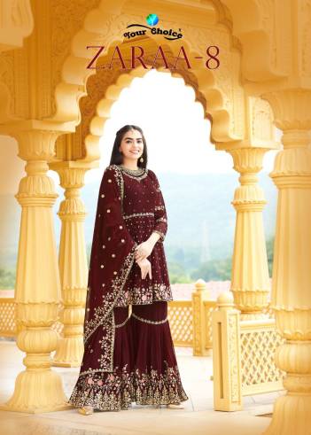 Zaraa Vol 8 By Your Choice Eid Special Sharara Salwar Kameez